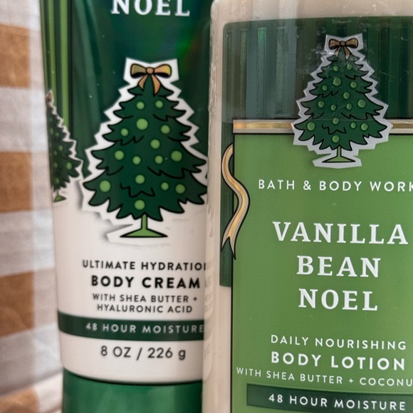 NEW B&BW Vanilla Bean Noel 4 pc set includes body cream,body wash,lotion & more - Picture 3 of 7